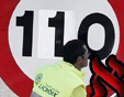 Los 110 kilómetros por hora